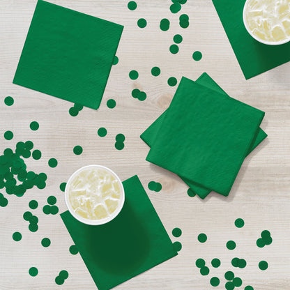 Emerald Green 2-Ply Beverage Napkins 600 ct Lifestyle Image