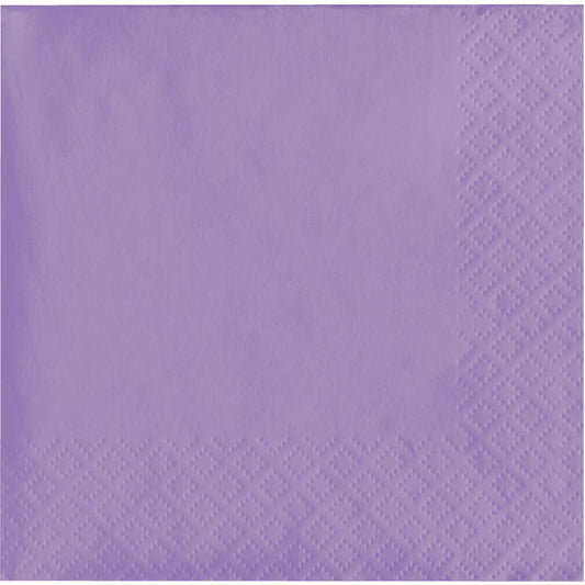 Luscious Lavender 2-Ply Beverage Napkins 600 ct