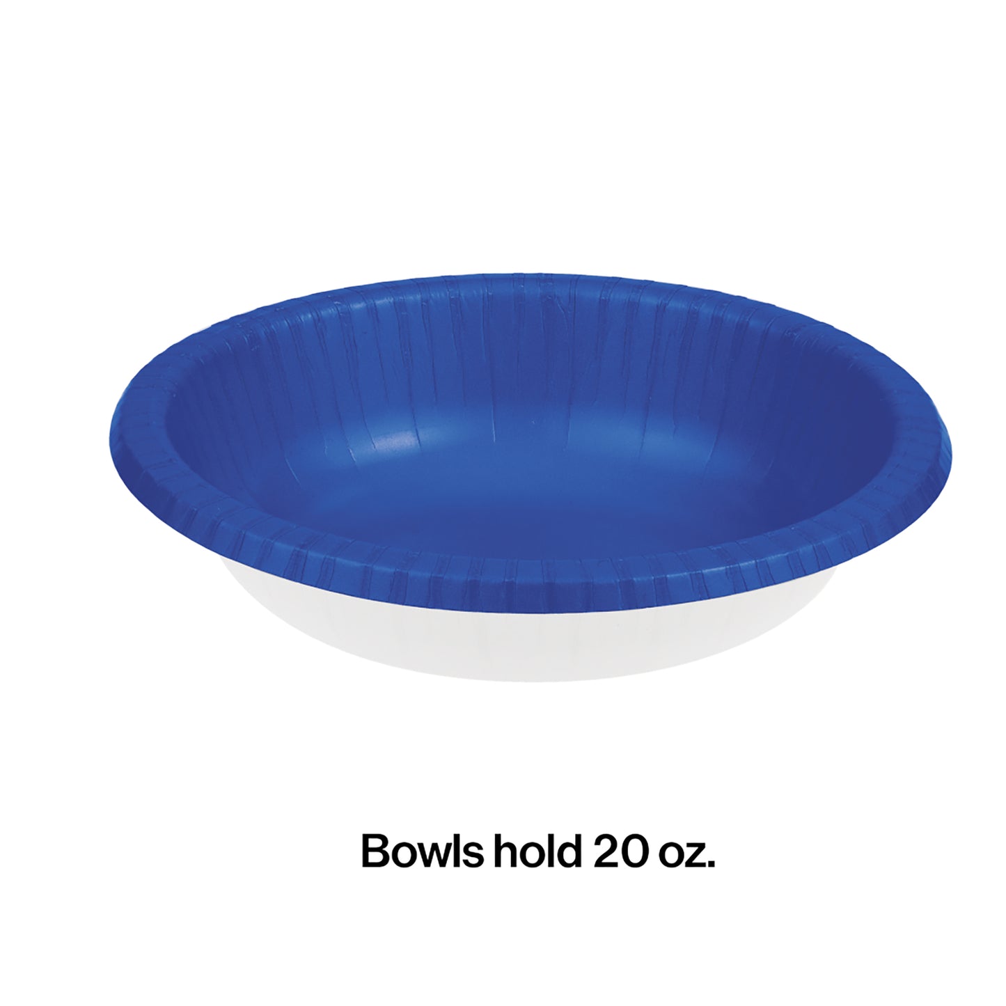 Cobalt Blue 20 oz Paper Bowls 200 ct