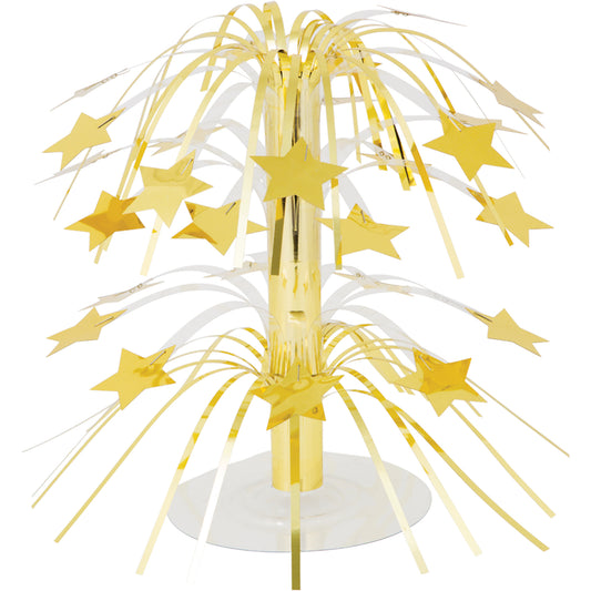 Gold Foil Cascading Centerpieces 6 ct