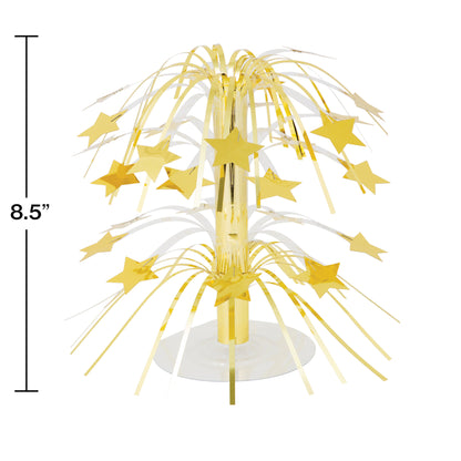 Gold Foil Cascading Centerpieces 6 ct