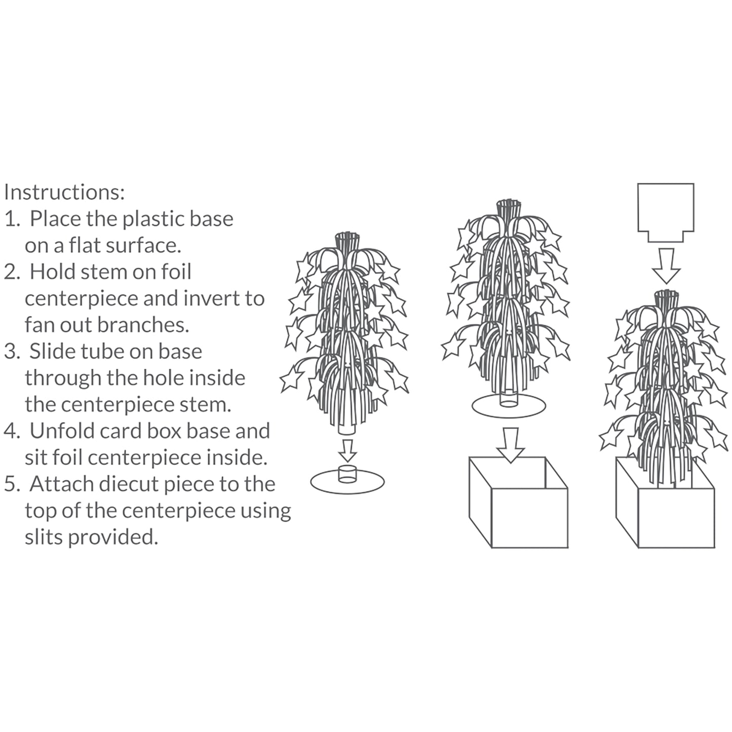 Milestone Celebrations Centerpieces 6 ct