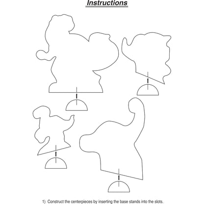 Dino Blast Centerpieces 6 ct