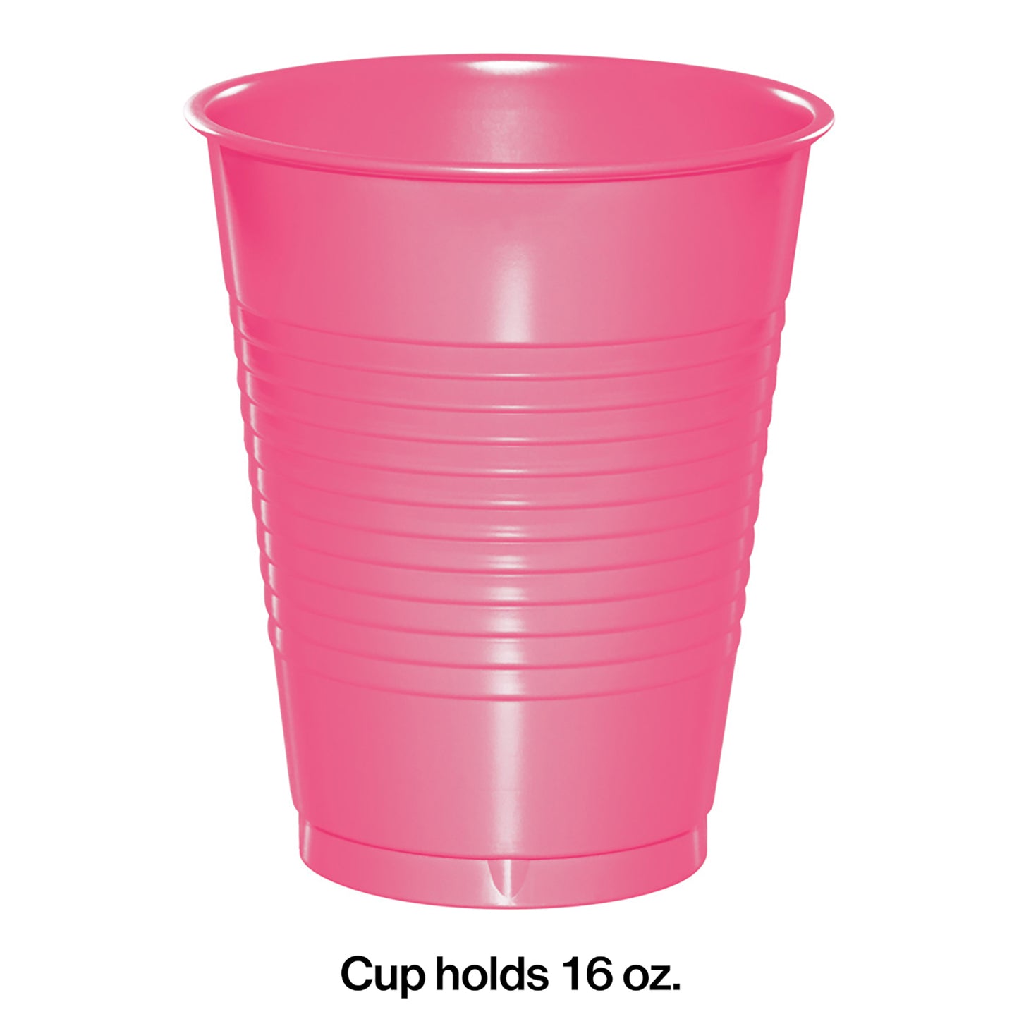 Candy Pink 16 oz Plastic Cups 240 ct