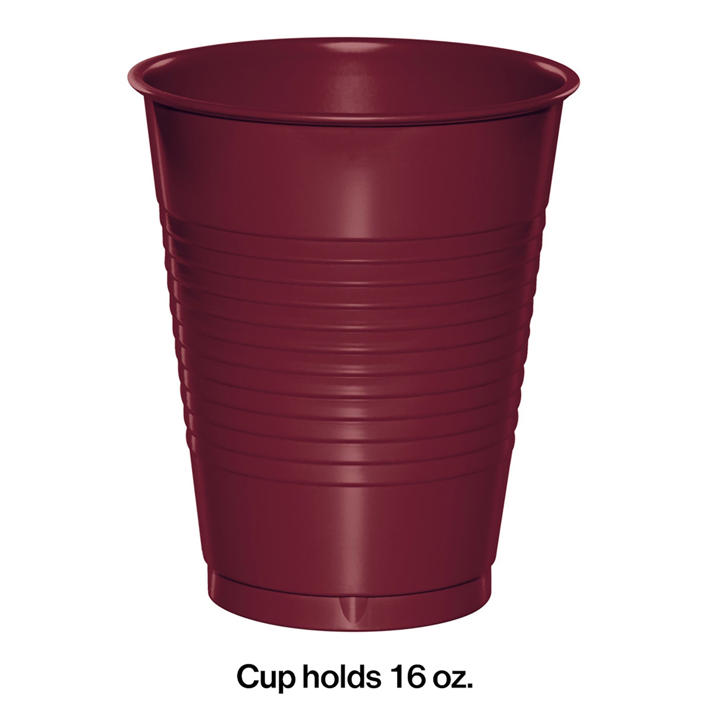 Burgundy 16 oz Plastic Cups 240 ct