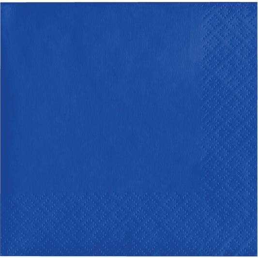 Value Friendly Cobalt Blue Beverage Napkins 240 ct