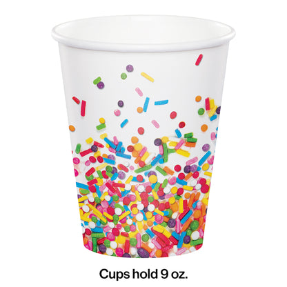 Confetti Sprinkles 9 oz Cups 96 ct