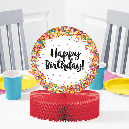 Confetti Sprinkles Centerpieces 6 ct
