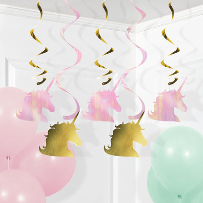 Sparkle Unicorn Dizzy Danglers 30 ct