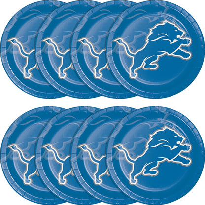 Detroit Lions Dinner Plates 96 ct
