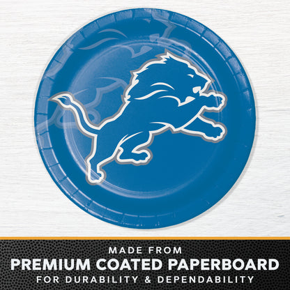 Detroit Lions Dinner Plates 96 ct