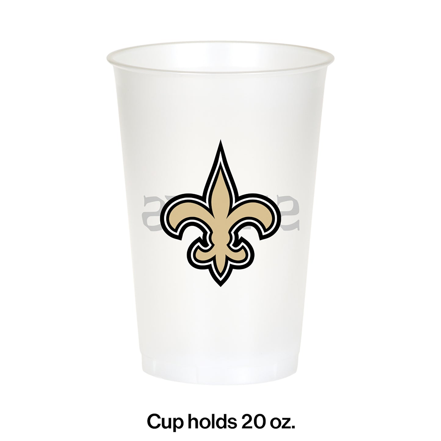New Orleans Saints 20 oz Plastic Cups 96 ct