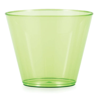 9 oz Assorted Colors Plastic Tumblers 144 ct