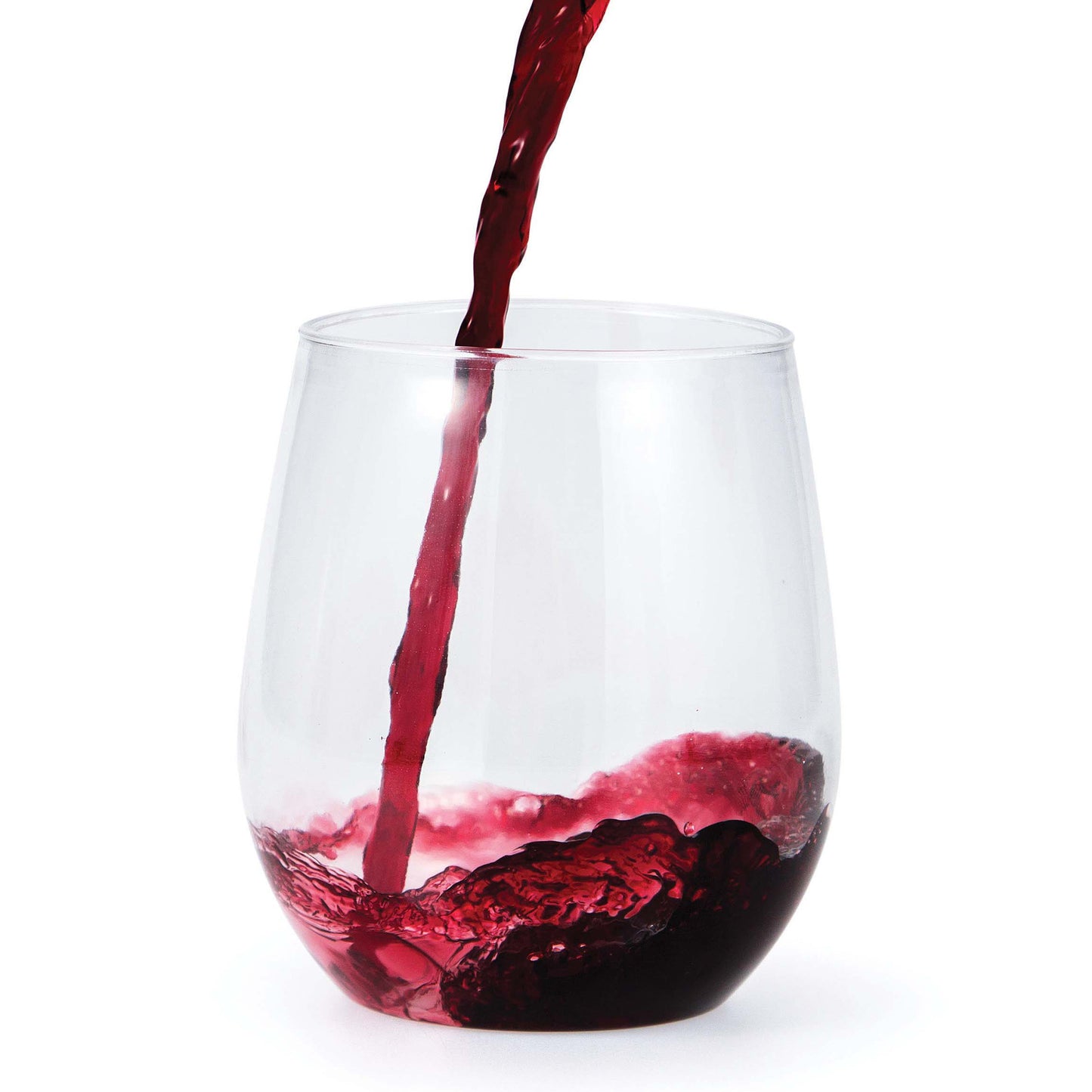 14 oz Plastic Stemless Wine Glasses 24 ct