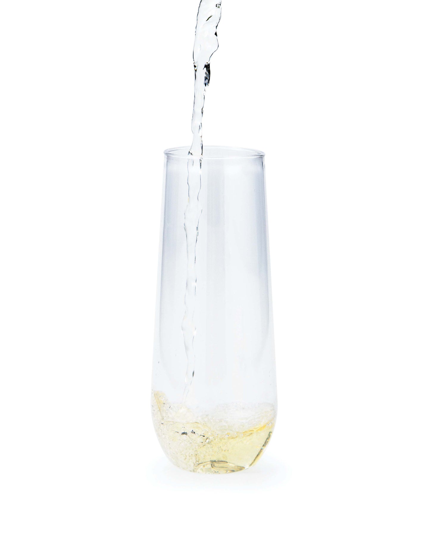 9 oz Plastic Stemless Champagne Flutes 24 ct