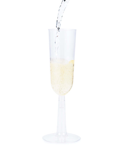 7 oz Plastic Champagne Flutes 48 ct