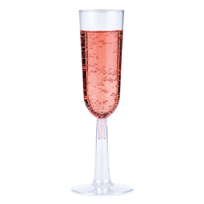 7 oz Plastic Champagne Flutes 48 ct