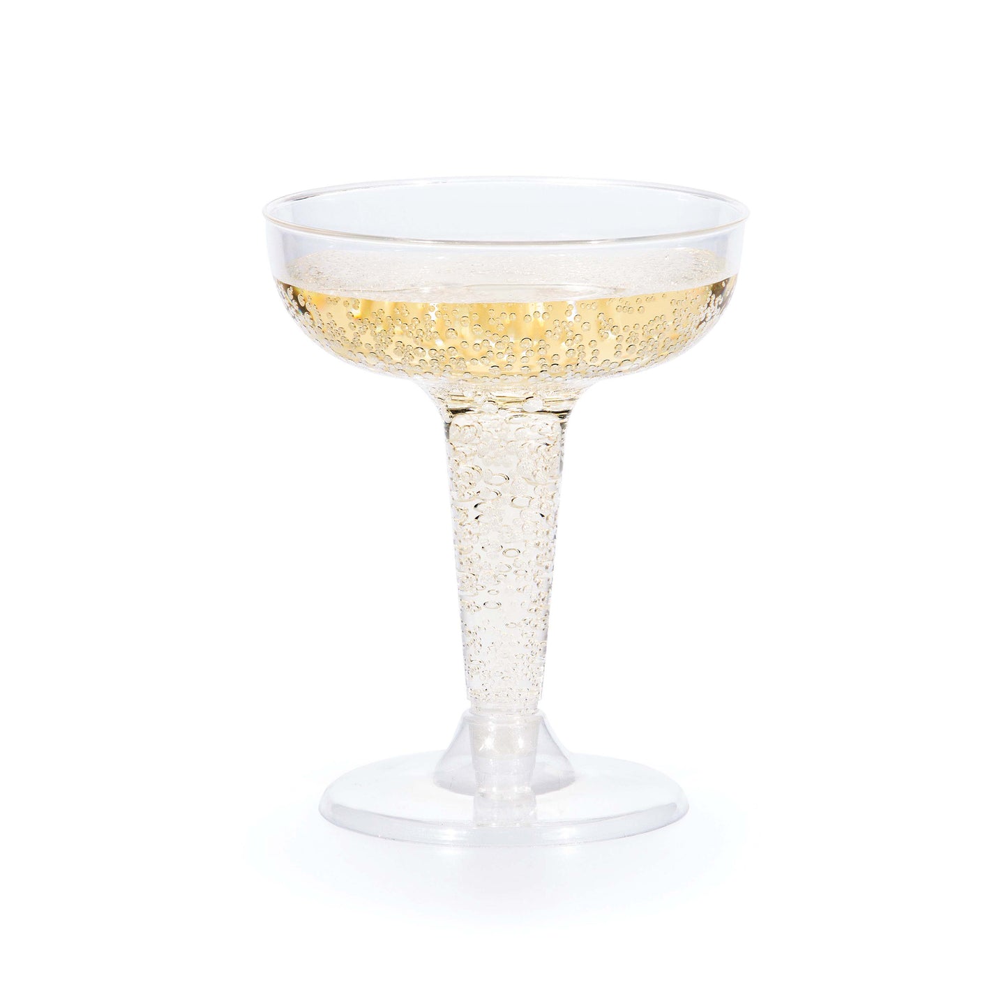4 oz Plastic Champagne Coupes 54 ct