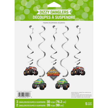 Monster Truck Dizzy Danglers 30 ct