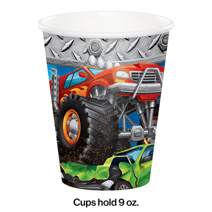 Monster Truck Cups 96 ct
