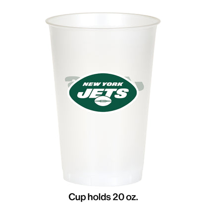 New York Jets 20 oz Plastic Cups 96 ct