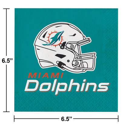 Miami Dolphins Luncheon Napkins 192 ct