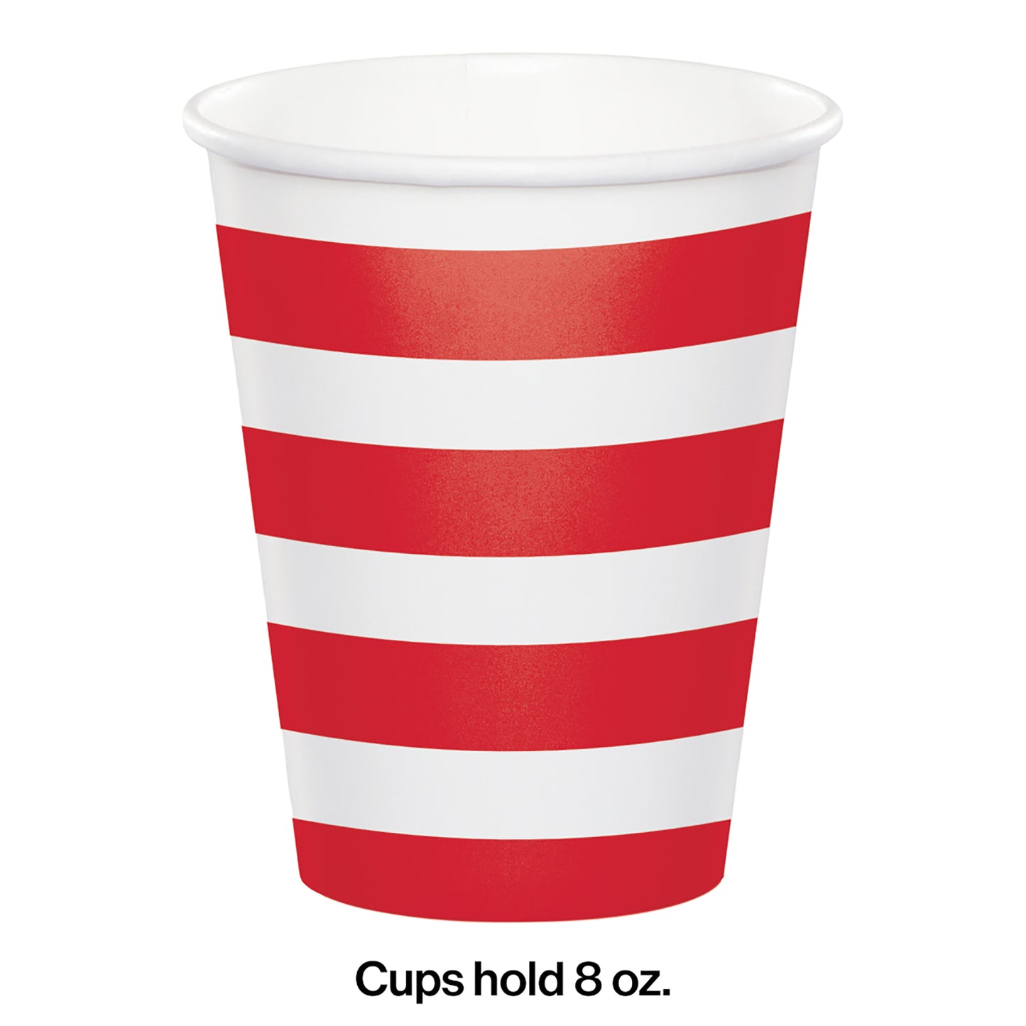 Red Polka Dots and Stripes Paper Cups 96 ct