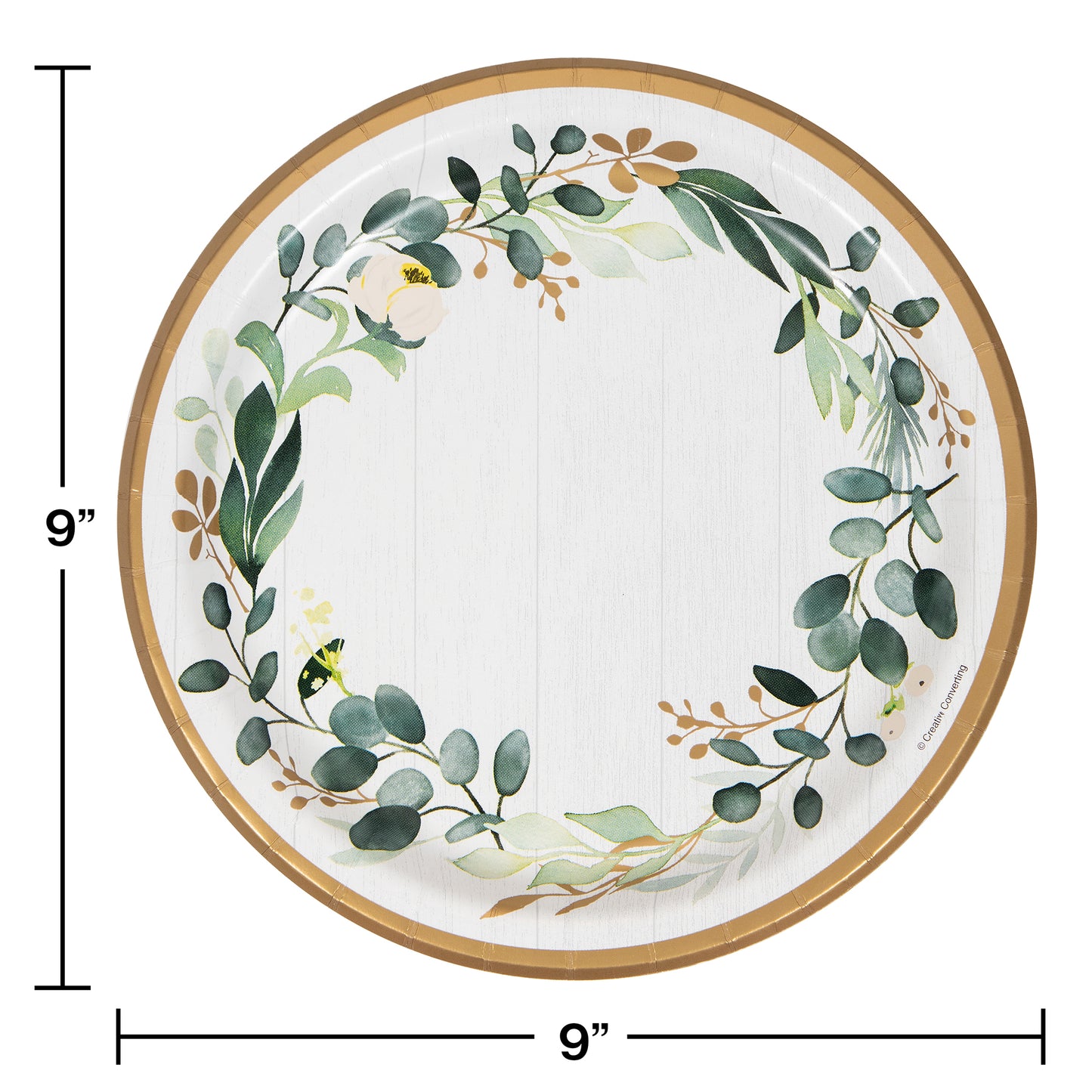 Eucalyptus Dinner Plates 96 ct