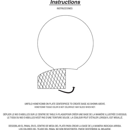 Blue and Silver Celebration Baby Shower Centerpieces 6 ct