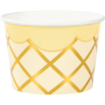 Ice Cream Party Treat Cups with Spoons 96 ct