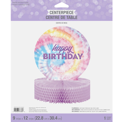 Tie Dye Party Happy Birthday Centerpieces 6 ct
