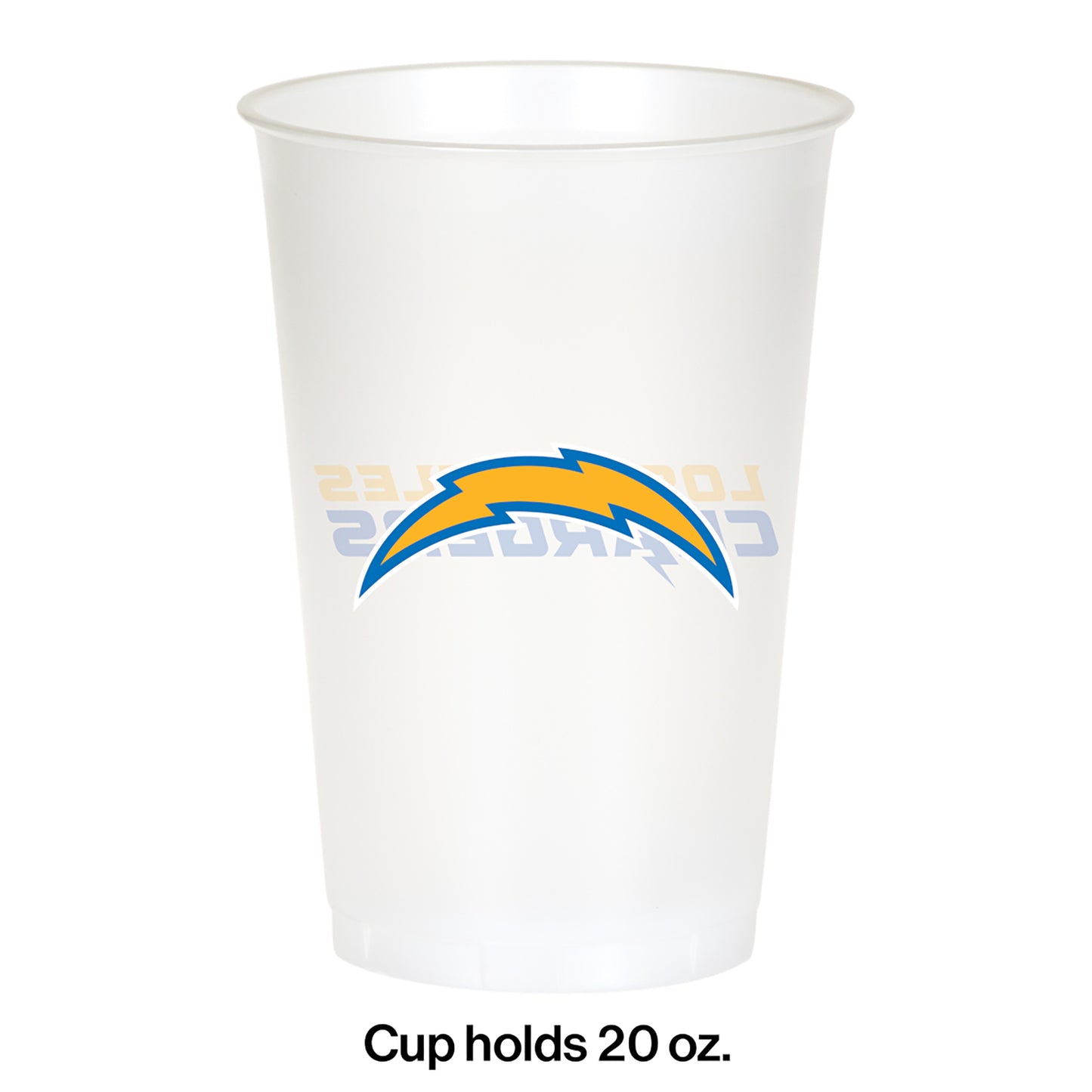 Los Angeles Chargers 20 oz Plastic Cups 96 ct