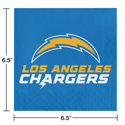Los Angeles Chargers Luncheon Napkins 192 ct