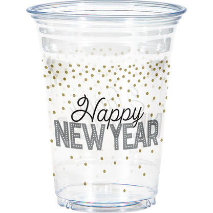 Happy New Year Plastic Cups 96 ct