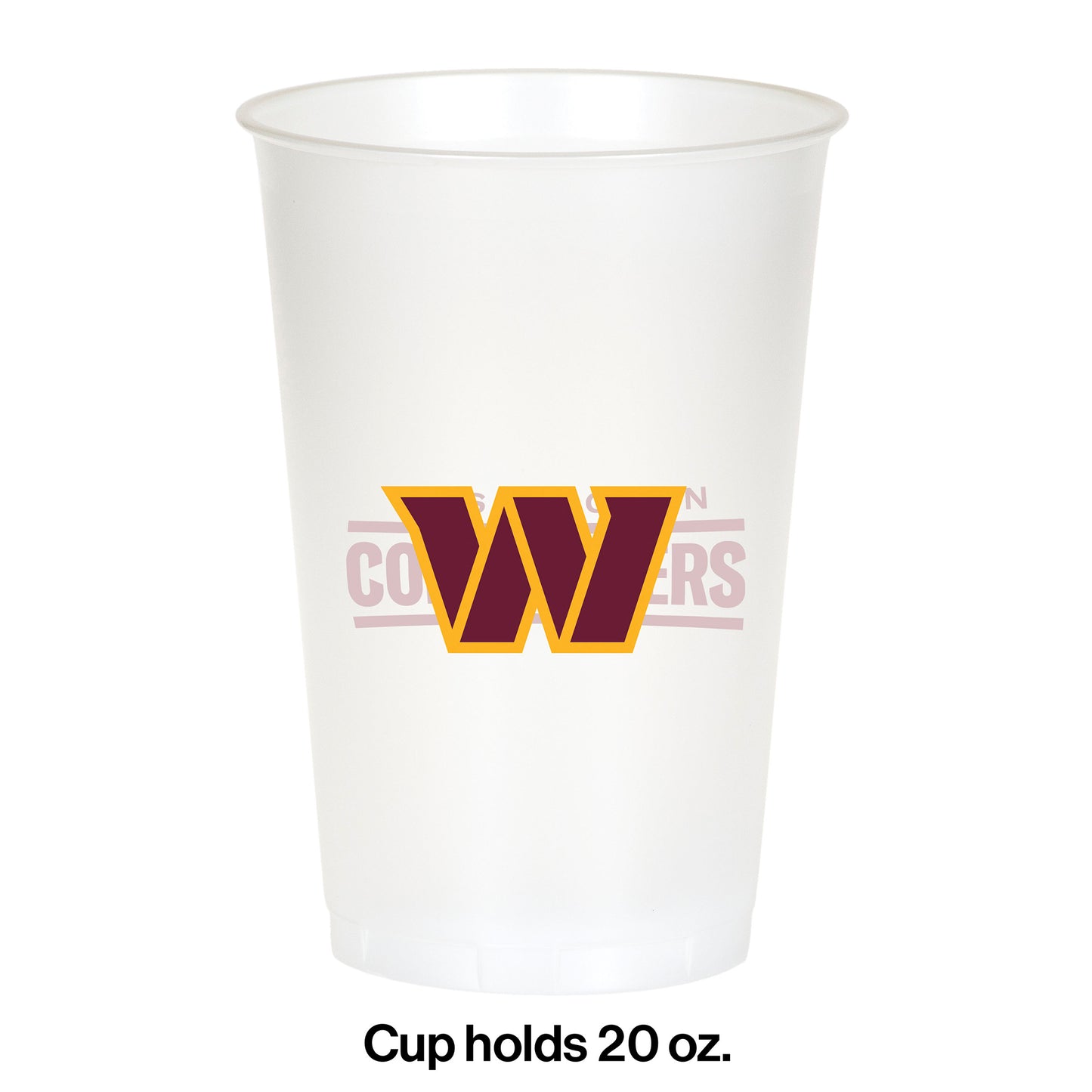 Washington Commanders Plastic Cups 96 ct