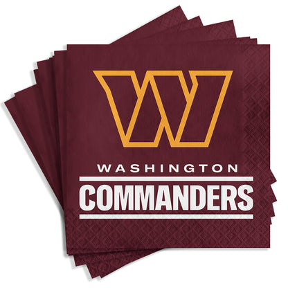 Washington Commanders Napkins 192 ct
