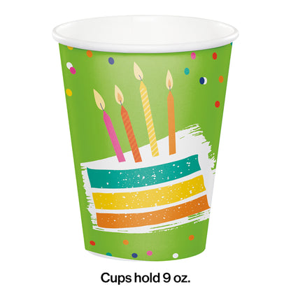 Festive Cake Paper Cups 96 ct