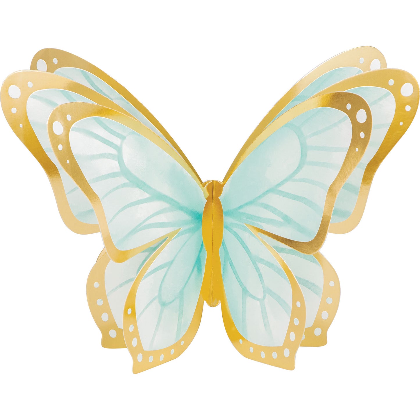 Golden Butterfly Centerpieces 18 ct