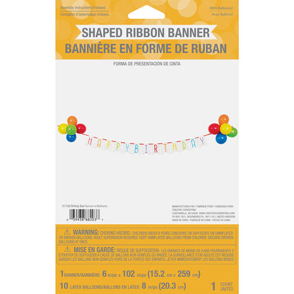 Balloon Bash Banners 12 ct