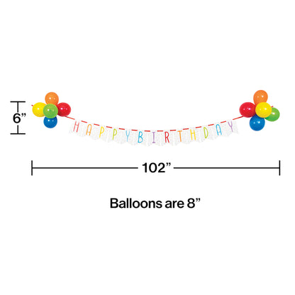 Balloon Bash Banners 12 ct