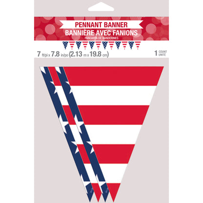 Patriotic Banner 12 ct