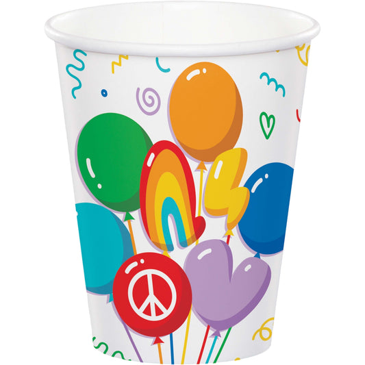 Bubbly Birthday Hot or Cold Paper Cups 96 ct