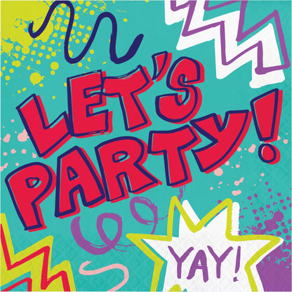 Graffiti Party Luncheon Napkins 192 ct