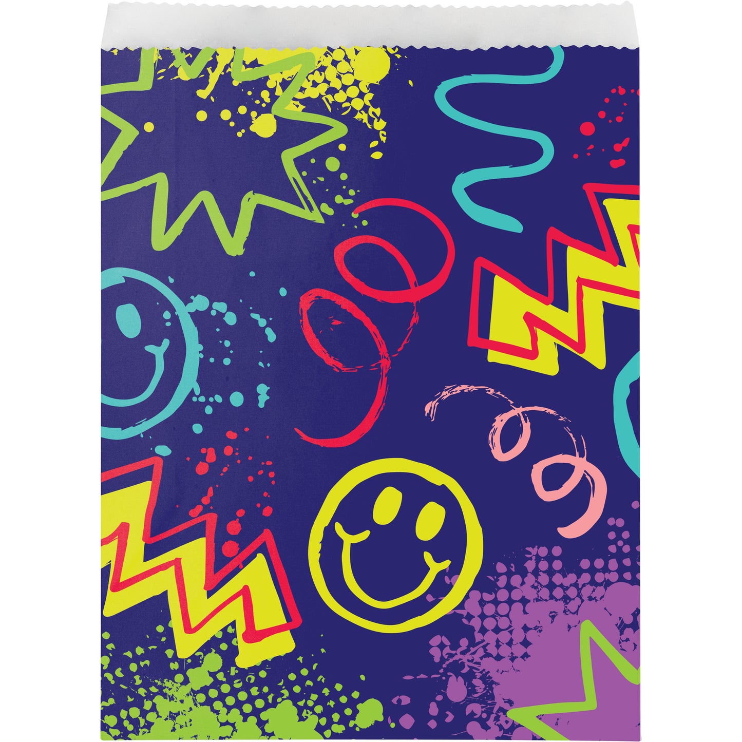 Graffiti Party Paper Treat Bags 96 ct