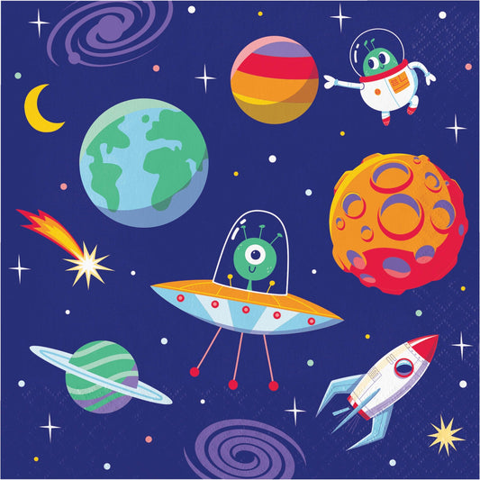 Space Adventures Luncheon Napkins 192 ct