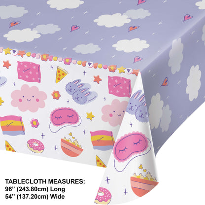 Sweet Dreams Paper Tablecloth 6 ct Dimension Image