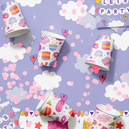 Sweet Dreams Hot or Cold Paper Cups 96 ct Lifestyle Image