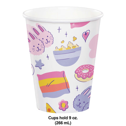 Sweet Dreams Hot or Cold Paper Cups 96 ct Dimension Image