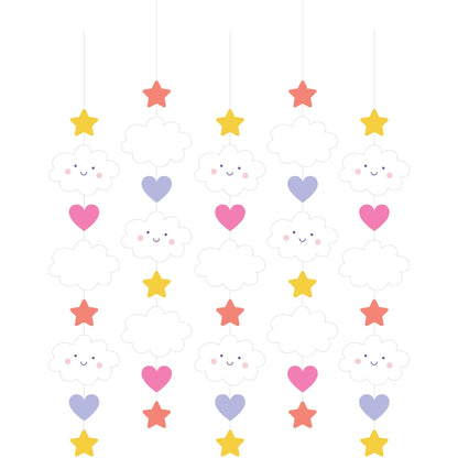 Sweet Dreams Hanging Cutouts 60 ct