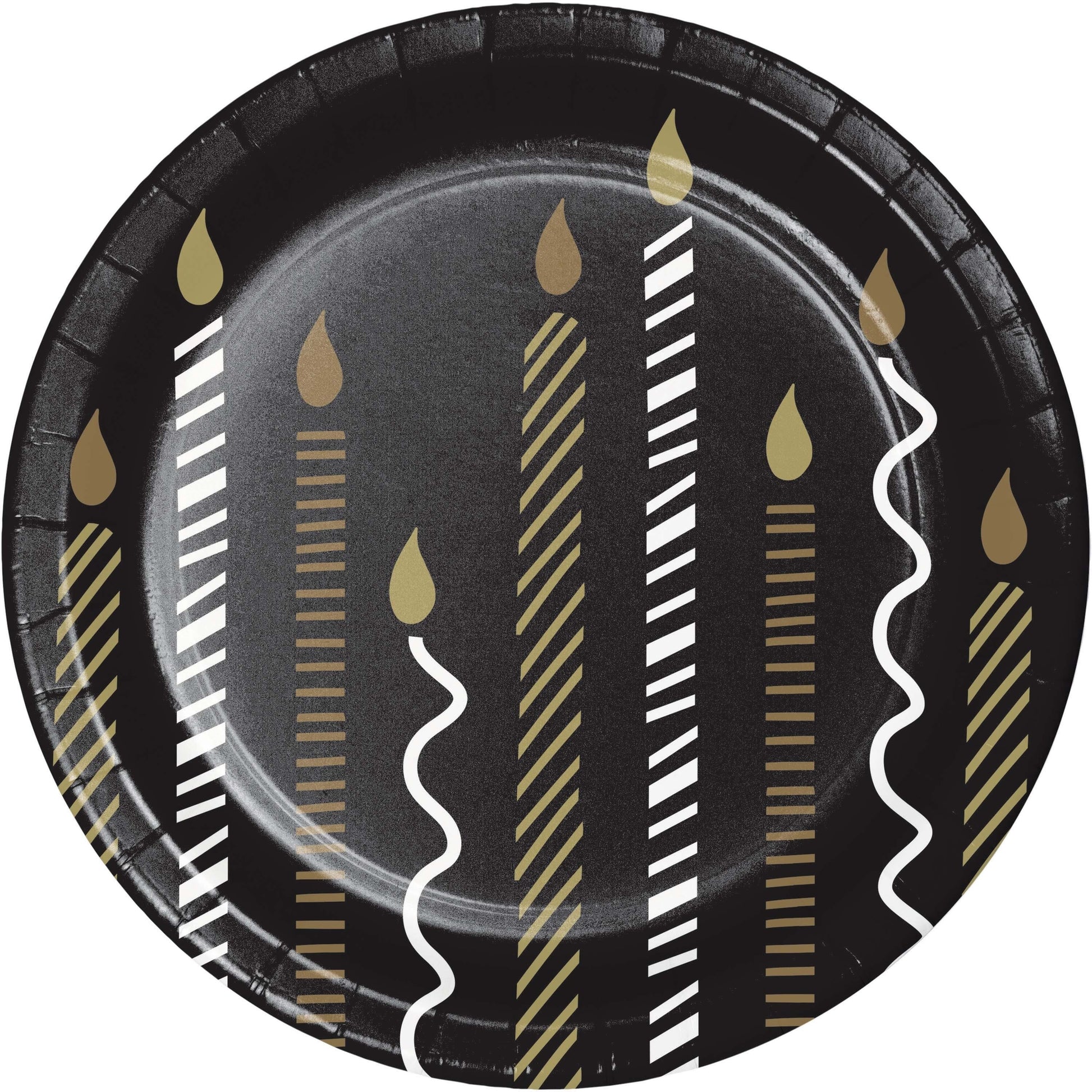 Golden Wishes Dessert Paper Plates 96 ct